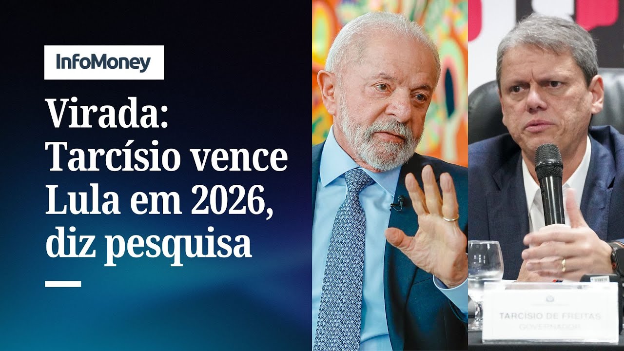 Lula perde vantagem e Tarcísio lidera cenário em 2026 diz AtlasIntel | InfoMoney