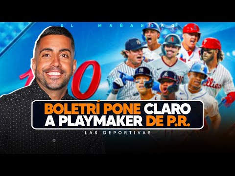 Boletri pone claro a PlayMaker - 11 Dominicanos en el top y solo 3 boricuas - Las Deportivas