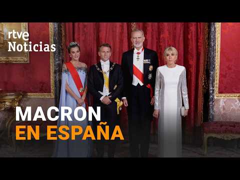 El presidente de Francia llega a Madrid en una visita de Estado de dos días | RTVE Noticias
