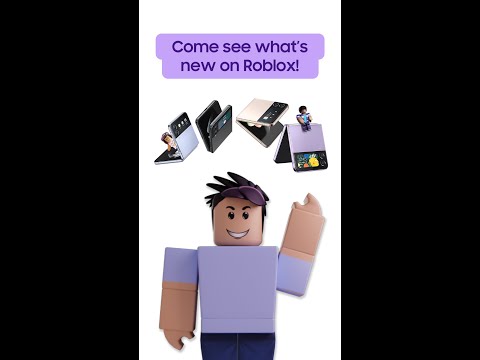 Galaxy Z Fold4 | Z Flip4: Come see what’s new on Roblox | Samsung