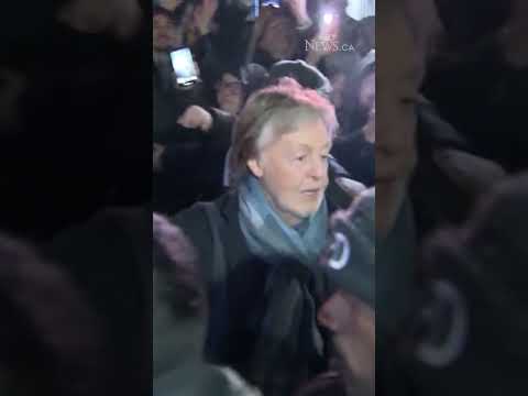 Paul McCartney surprises fans with a pop-up show in New York