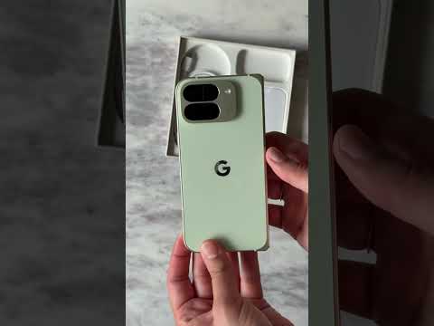 Unboxing Google’s $1,799 Pixel 10 Pro Fold in Jade