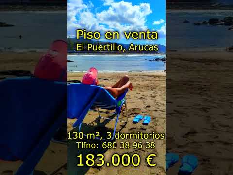 A 1 minuto de la playa Piso en Venta en El Puertillo de Bañaderos, Arucas