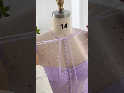 Long sleeves corset lavender dress. #dress #braidal #prom #fashion #custommade #wedding #style