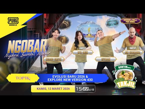 🔴 [LIVE] PUBGM Ngobar - Evolusi baru 2026