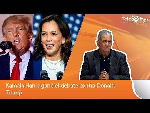 Kamala Harris ganó el debate contra Donald Trump