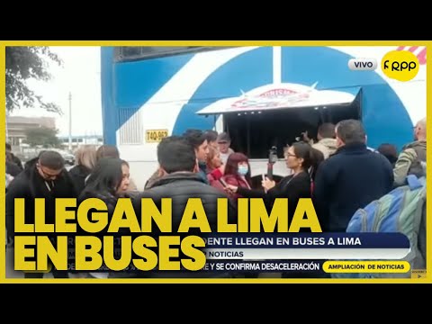 Tragedia en el Jorge Chávez: Pasajeros llegan en buses a Lima