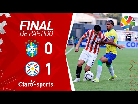 Brasil (0-1) Paraguay | Resumen Final | Preolímpico Conmebol | Final Four | Venezuela 2024