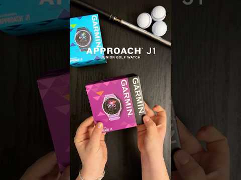 Unboxing | Approach J1 junior golf watch | Garmin