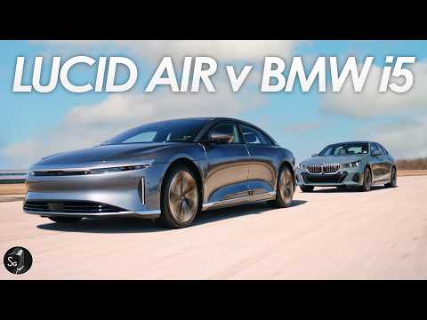 BMW vs. Lucid Electric Sedans: Performance, Design, and Software Compared