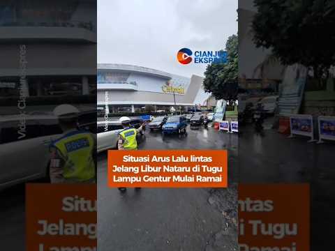 Situasi Arus Lalu lintas Jelang Libur Nataru di Tugu Lampu Gentur Mulai Ramai