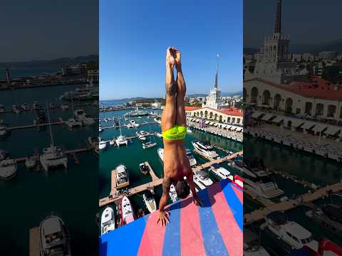 Handstand at 27 meters