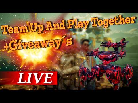 Team Up And Play Together + Giveaway´s - War Robots