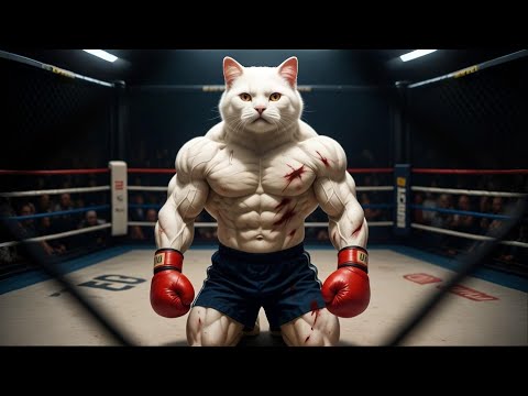 BOXING CHALLENGE!🥊Father Cat Fights to Pay for his Kitten's Serum who Poisoned by Deadly Octopus!🐙😱