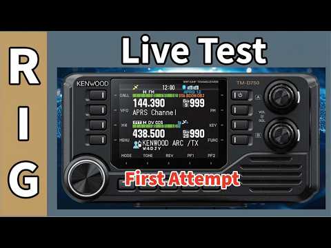 Kenwood TM-D750 First Look (By me, anyway) - Ham Radio Tectonics-K0WHW