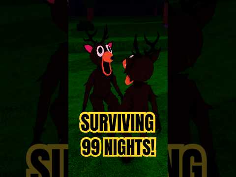 Surviving 99 Nights In The Forest With TWO DEER!? #roblox #shaneplays