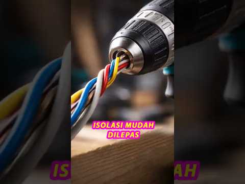 Cara Pro Mengupas Isolasi Kabel Tanpa Alat