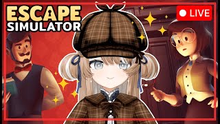 Using my sleuthing skills to escape!🔍 [Escape Simulator]