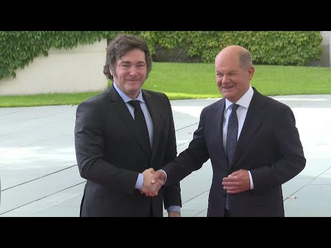 Chancellor Scholz welcomes Argentinian President Milei in Berlin | AFP