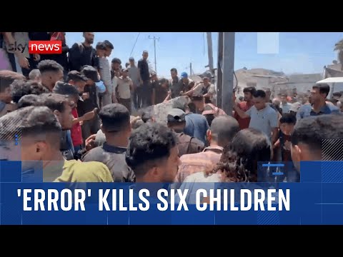 Six children in Gaza killed due to 'technical error', says Israeli military