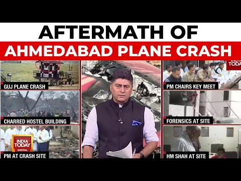 Ahmedabad Air Crash: Over 260 Dead, Lone Survivor as PM Modi Visits Site | India Today News