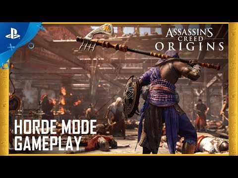 Assassin's Creed Origins - Horde Mode Gameplay - PS4