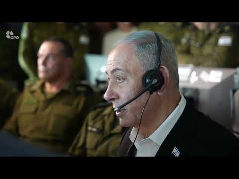ראש הממשלה בני* נתניהו הגיע לבור הפיקוד של חיל הים בקריה