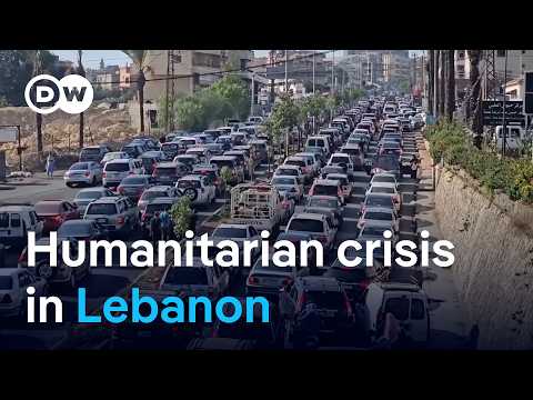 Lebanon government estimates one million displaced | DW News