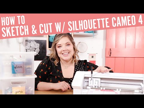 How to Sketch and Cut with the Silhouette Cameo 4 or Portrait 3