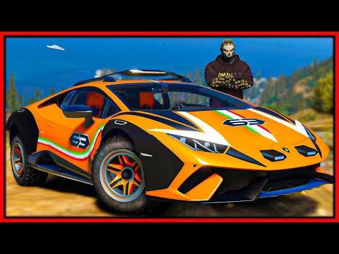 GTA 5 Roleplay if they catch me they win my Lamborghini RedlineRP
