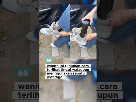 Cara agar terlihat tinggi untuk wanita #shorts #reels #funny #viral
