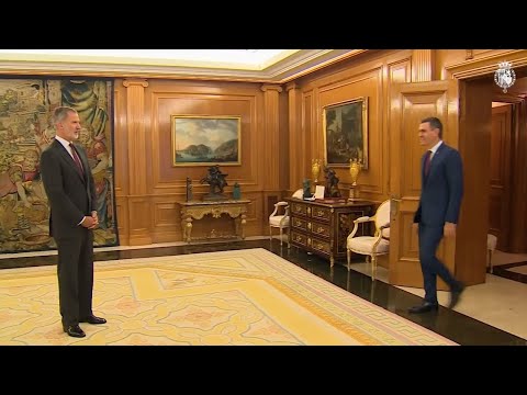 Audiencia del rey Felipe VI con el presidente del Gobierno en funciones, Pedro Sánchez