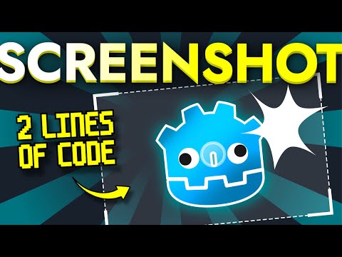 Take Screenshots With 2 Lines of Code in Godot 4! 📸