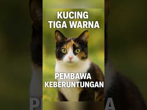 “Kucing Tiga Warna Pembawa Keberuntungan”#exploresatwaliar #animals #faktaunik