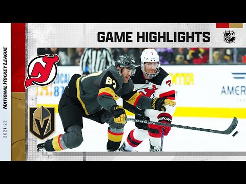 Devils @ Golden Knights 4/18 | NHL Highlights 2022 video clip