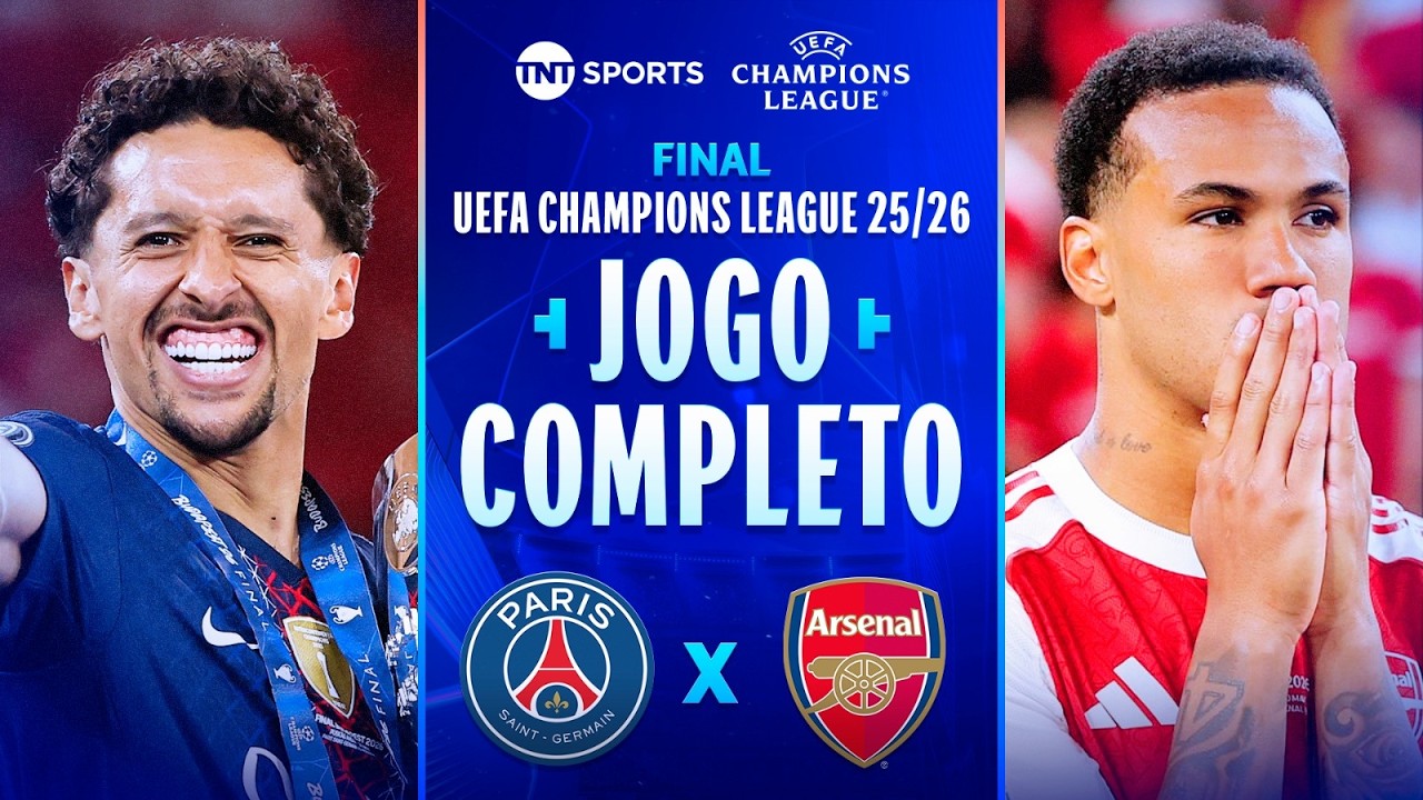 PSG 1(4) X (3)1 ARSENAL | JOGO COMPLETO | FINAL | CHAMPIONS LEAGUE 2025/26