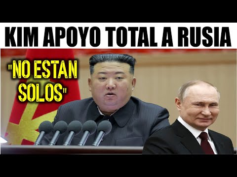 ¡PUTIN NOS ESTAS SOLO! Kim Jong-Un mensaje de apoyo a Rusia