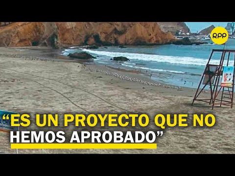Santa María del Mar: Alcalde denuncia construcción ilegal en el mar que afectaría el medio ambiente