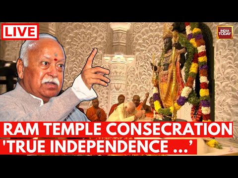 Mohan Bhagwat LIVE: RSS Chief Calls Ram Temple Consecration 'True Independence Of Bharat'