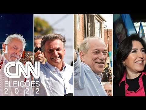Confira a campanha dos principais candidatos à Presidência nesta sexta-feira (26) | JORNAL CNN