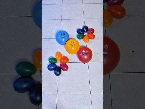 Smile Balloon Color Popping Reverse Asmr