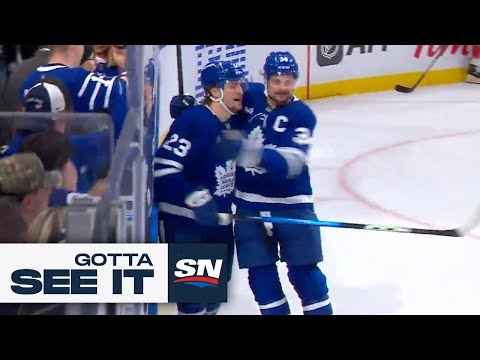 GOTTA SEE IT: Maple Leafs Knies Cashes In On Breakaway Goal