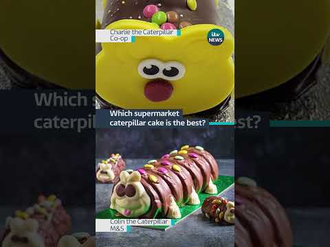 Consumer group Which? has ranked all the supermarket caterpillar cakes #itvnews #cake #shop