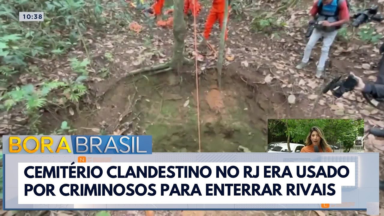 Cemitério clandestino no RJ era usado por criminosos para enterrar rivais