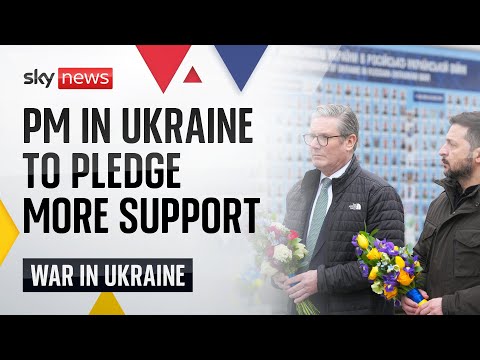 Starmer in Kyiv to 'show solidarity and support with Ukraine' | Sky's Beth Rigby joins PM