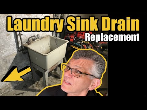 Laundry Sink Drain Replacement