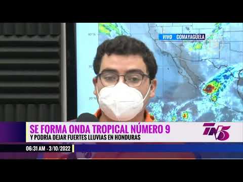 Honduras continuará recibiendo fuertes lluvias formación onda tropical