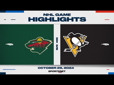 NHL Highlights | Wild vs. Penguins - October 29, 2024