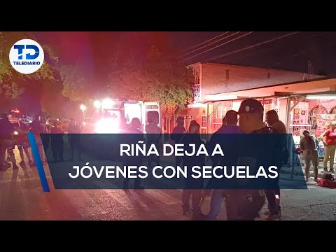 Jóvenes terminan con secuelas tras riña con vecinos