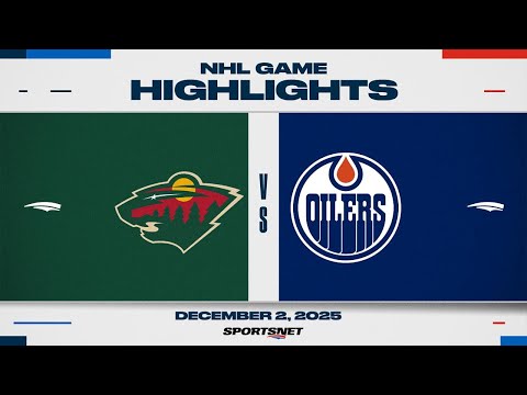 NHL Highlights | Wild vs. Oilers - December 2, 2025